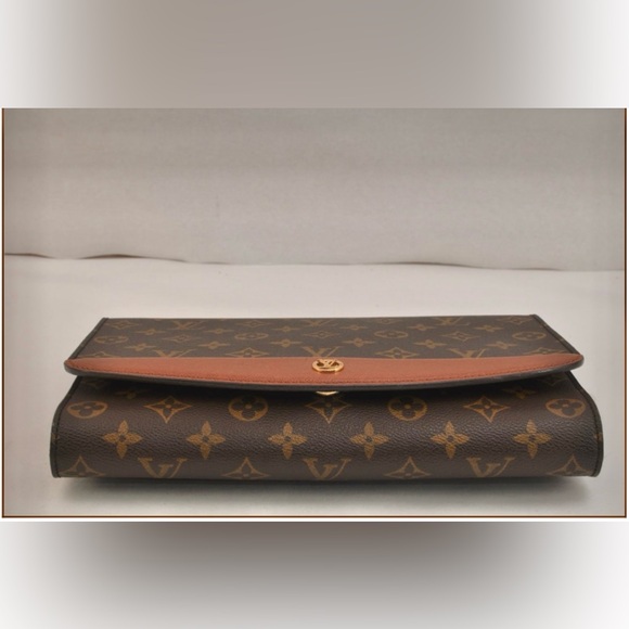 Authentic Louis Vuitton Bordeaux vintage monogram clutch - Picture 4 of 12